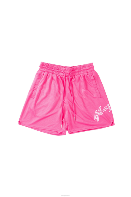YoungLA 117 pantalones cortos D82X601 ropa Rosa caliente hombres
