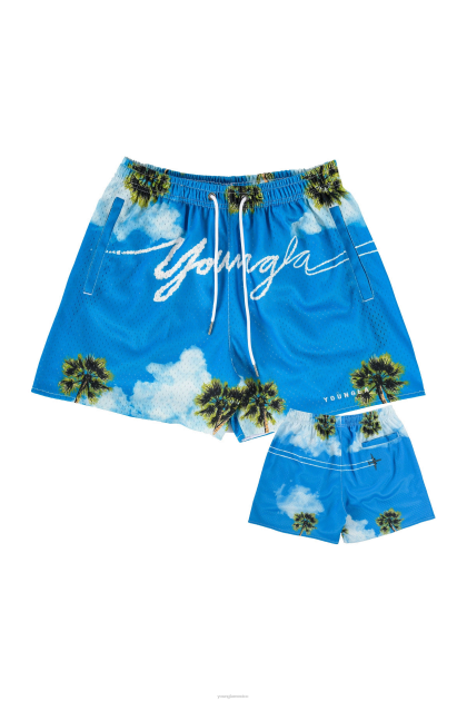 YoungLA 141 los cortos de la fiesta del barrio D82X608 ropa nubes de firma hombres