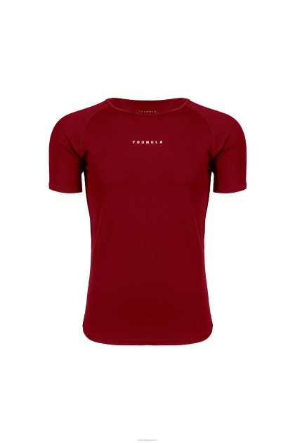 YoungLA 403 camisetas de élite D82X422 ropa borgoña hombres