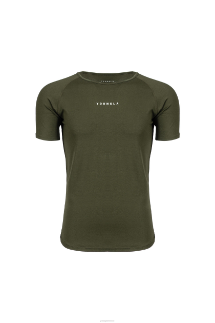 YoungLA 403 camisetas de élite D82X424 ropa aceituna hombres