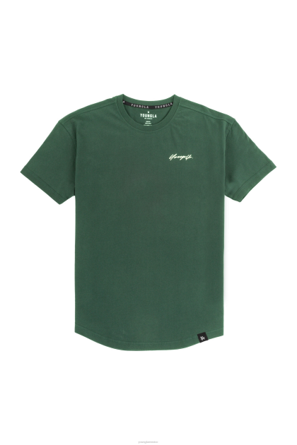 YoungLA 408 camisetas de autobiografía D82X212 ropa bosque verde hombres