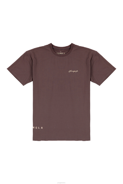 YoungLA 414 camisetas exclusivas D82X292 ropa lavado de vino hombres