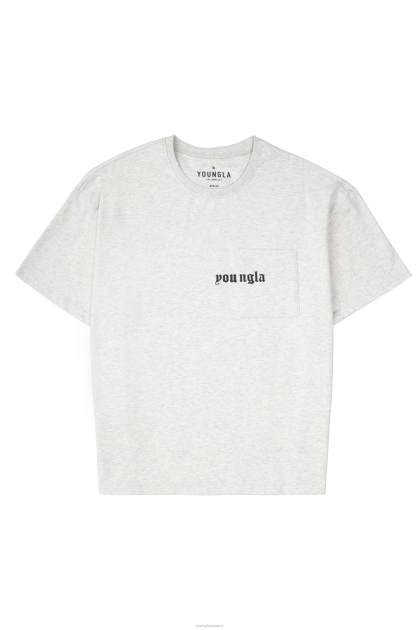 YoungLA 416 camisetas con bolsillo eterno D82X186 ropa avena hombres