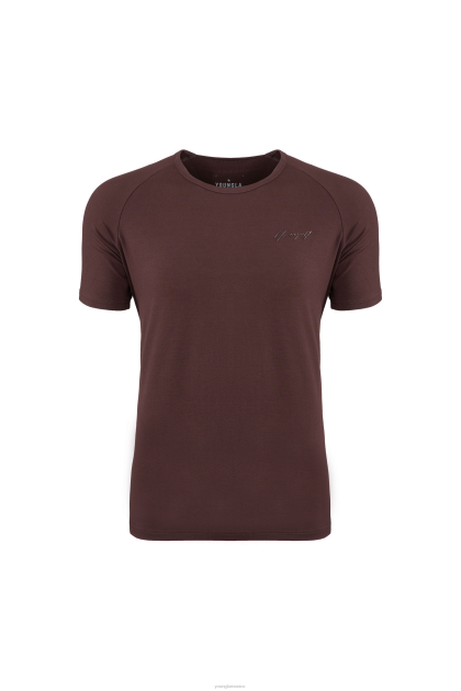 YoungLA 422 T delt equipada D82X382 ropa marrón hombres