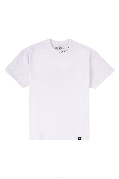 YoungLA 429 camisetas de marcas registradas D82X287 ropa blanco hombres