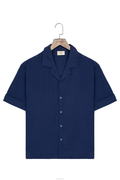 YoungLA 468 camisas de clase D82X159 ropa Armada hombres