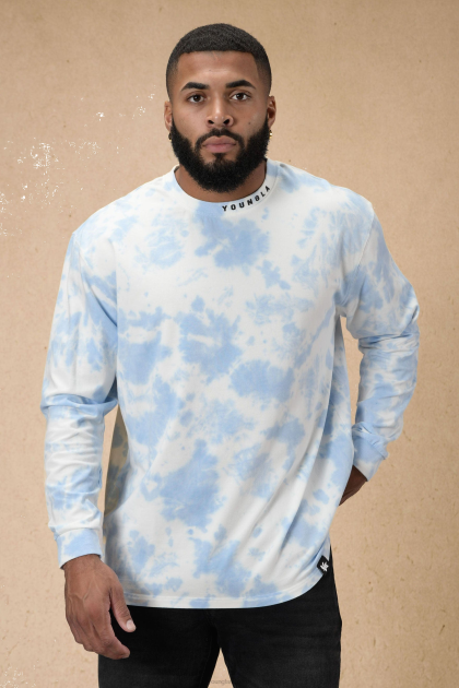 YoungLA 810 marca registrada de manga larga D82X429 ropa cielos amigables hombres