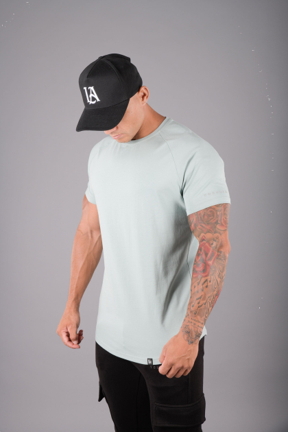 YoungLA Camiseta híbrida definitiva 442 D82X463 ropa Mar verde hombres