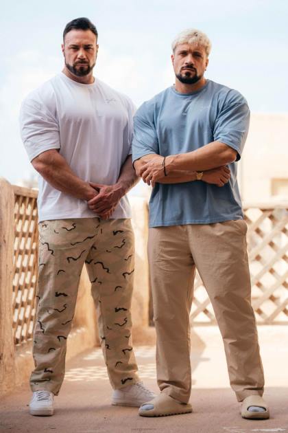 YoungLA 201 pantalones fuera de la red D82X922 ropa camuflaje nocturno hombres