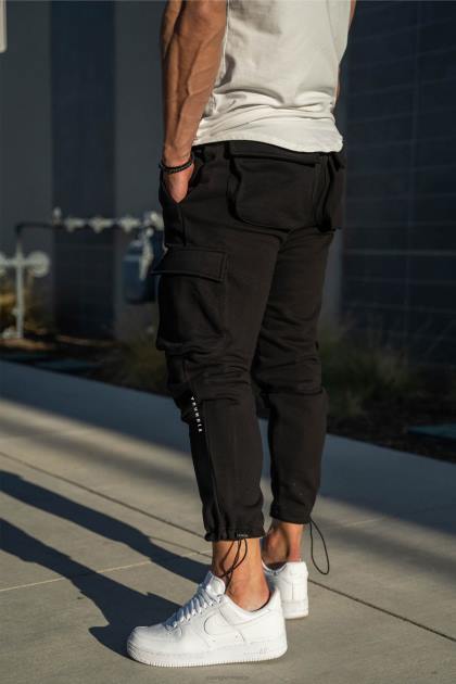 YoungLA 206 joggers de combate rambo D82X914 ropa lavado marrón hombres