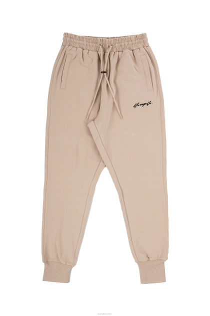 YoungLA 228 corredores de nube D82X873 ropa beige hombres