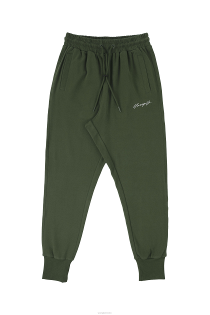 YoungLA 228 corredores de nube D82X875 ropa bosque verde hombres