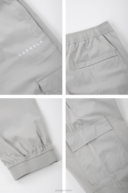 YoungLA 242 corredores viajeros D82X910 ropa crema hombres