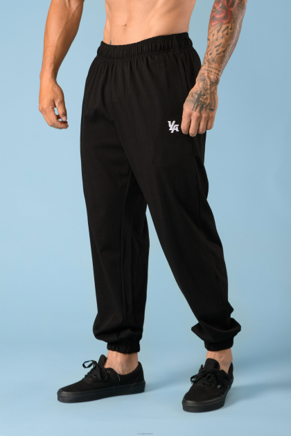 YoungLA joggers con cubierta de bomba 231 D82X882 ropa negro hombres