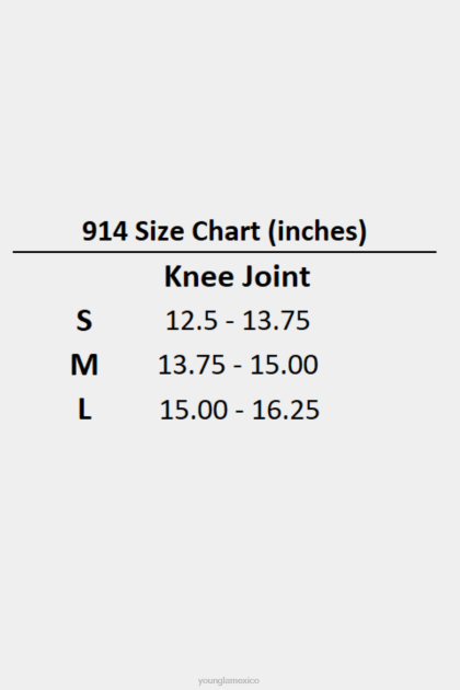 YoungLA 914 rodilleras D82X990 accesorio negro hombres