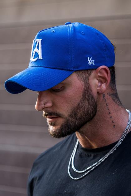 YoungLA 920 a-frame la gorra snapback 2.0 D82X946 ropa azul real hombres