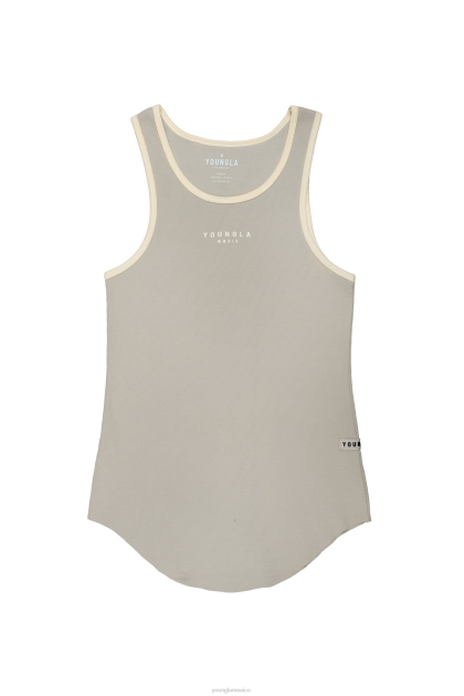 YoungLA 313 tanques de costillas de cohetes D82X49 ropa arena hombres