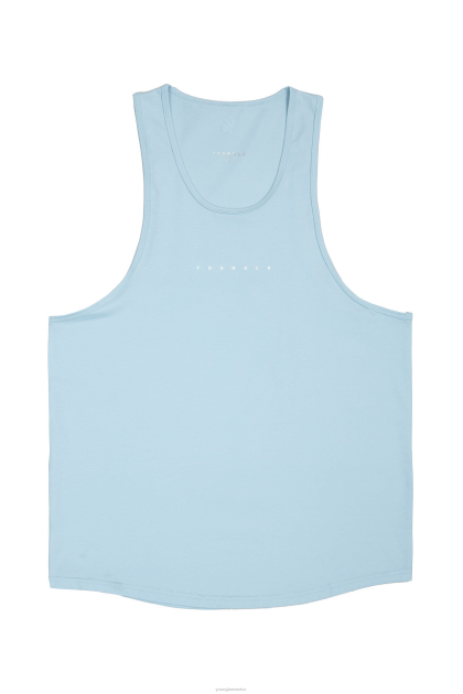 YoungLA 320 - tanques de impulso D82X20 ropa azul claro hombres