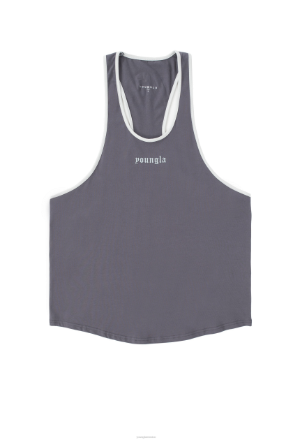 YoungLA 322 tanques de la era dorada D82X32 ropa carbón hombres