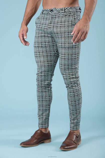 YoungLA 614 pantalones de vestir elegantes D82X741 ropa caqui hombres