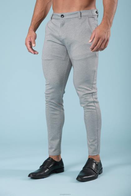 YoungLA 614 pantalones de vestir elegantes D82X741 ropa caqui hombres