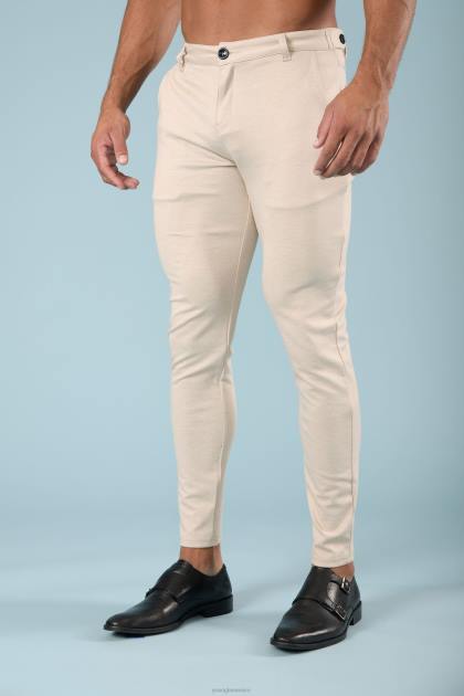 YoungLA 614 pantalones de vestir elegantes D82X742 ropa gris hombres