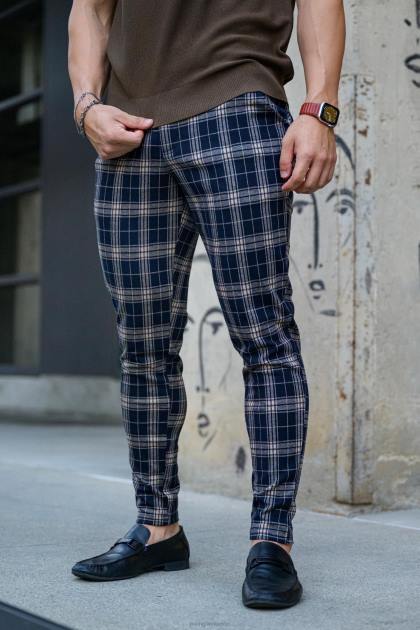 YoungLA 615 nuevos pantalones de vestir D82X752 ropa gris hombres