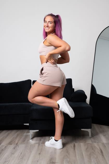 YoungLA w101 - pantalones cortos de todos los días D82X1106 ropa malva polvoriento mujer