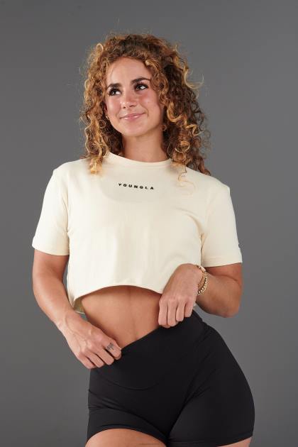 YoungLA camiseta corta establecida w403 D82X1026 ropa verde pistacho mujer