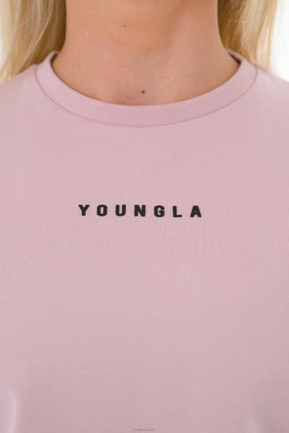 YoungLA camiseta corta establecida w403 D82X1026 ropa verde pistacho mujer