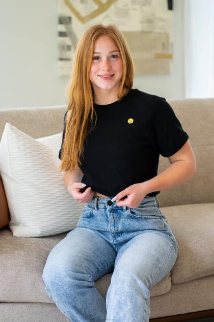 YoungLA camiseta corta raglán w411 D82X1053 ropa abedul mujer