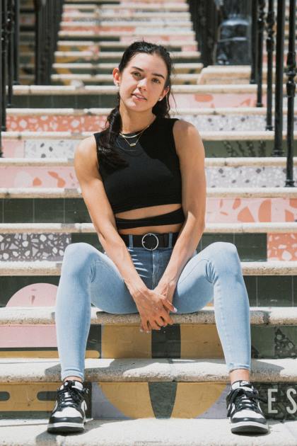 YoungLA playeras sin mangas w302 D82X1041 ropa color topo claro mujer