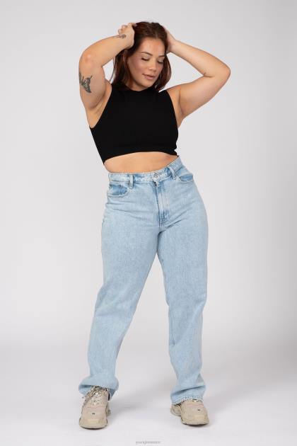 YoungLA tanque acanalado de contorno w301 D82X1048 ropa marrón mujer