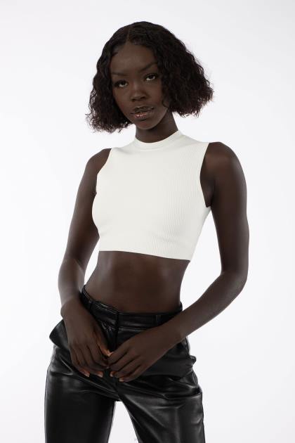 YoungLA tanque acanalado de contorno w301 D82X1051 ropa negro mujer