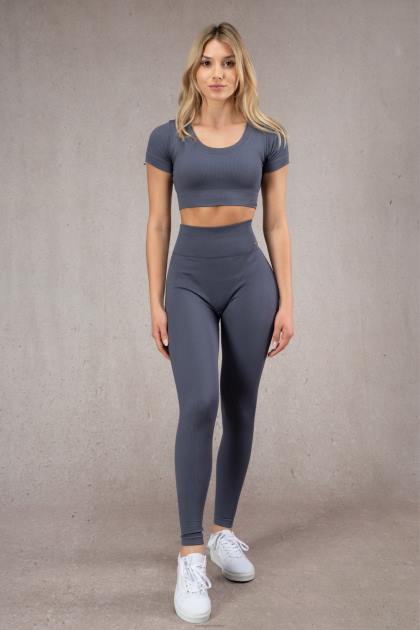 YoungLA w405 confianza manga corta D82X1074 ropa negro mujer