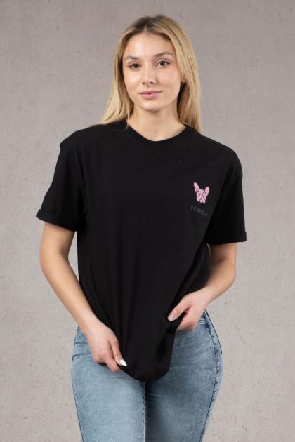 YoungLA w417 camiseta extragrande iggy D82X1058 ropa negro mujer