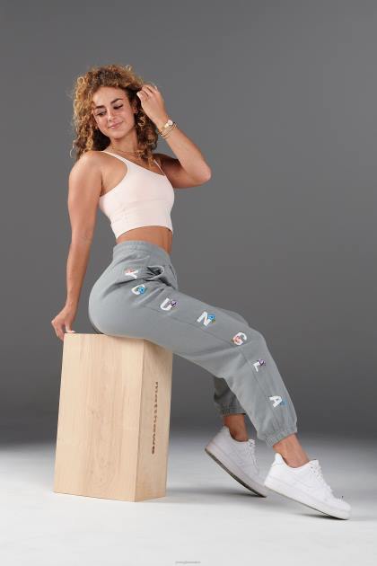 YoungLA joggers de floración de invierno w203 D82X1118 ropa negro mujer