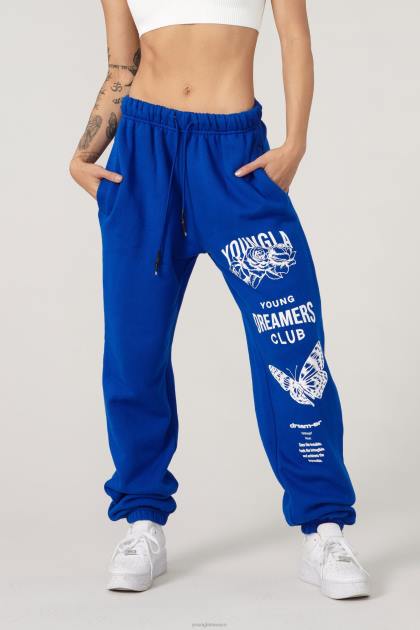 YoungLA joggers soñadores w211 D82X1124 ropa azul real mujer