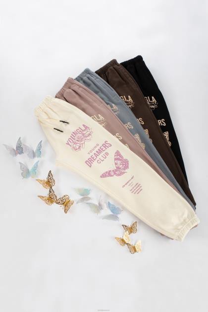 YoungLA joggers soñadores w211 D82X1167 ropa pizarra mujer