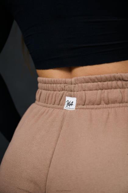 YoungLA pantalones de lana de pierna ancha w201 D82X1145 ropa negro mujer