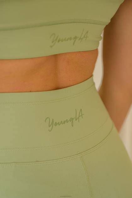 YoungLA w213 - leggings acampanados de asana D82X1160 ropa negro mujer