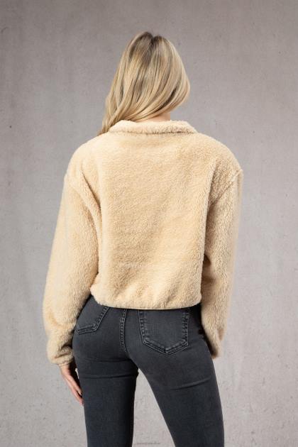 YoungLA suéter de lana de peluche w506 D82X1202 ropa blanco mujer