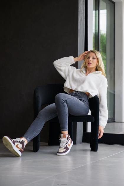 YoungLA suéter de lana de peluche w506 D82X1203 ropa negro mujer