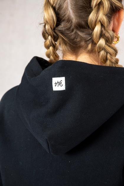 YoungLA sudadera con capucha básica w502 D82X1190 ropa negro mujer