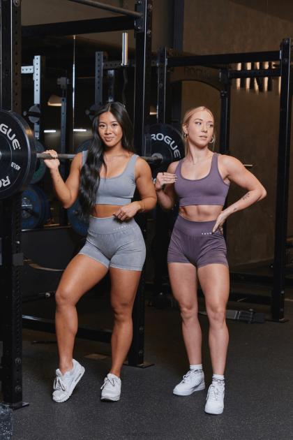 YoungLA sujetador deportivo de canalé de carbono w315 D82X1007 ropa lavado negro mujer