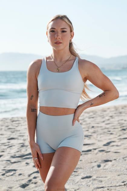 YoungLA sujetador deportivo de nivel w309 D82X1000 ropa no me olvides azul mujer