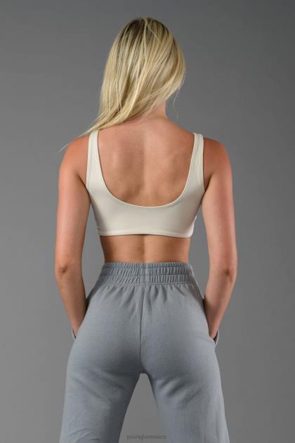 YoungLA sujetador esculpido w303 D82X999 ropa malva polvoriento mujer