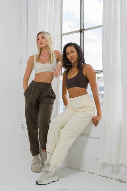 YoungLA sujetador esculpido w303 D82X999 ropa malva polvoriento mujer